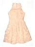 Ted Baker London 100% Polyester Tan Pink Cocktail Dress Size 2 (0) - photo 1