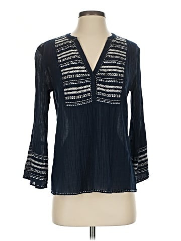 Velvet by Graham & Spencer Long Sleeve Henley (view 1)
