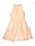 Ted Baker London 100% Polyester Tan Pink Cocktail Dress Size 2 (0) - photo 2