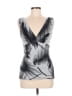 Arden B. Silver Sleeveless Blouse Size M - photo 1
