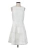 Ann Taylor 100% Polyester White Cocktail Dress Size 4 - photo 1