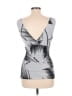Arden B. Silver Sleeveless Blouse Size M - photo 2