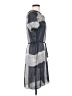 Zara Basic 100% Polyester Gray Casual Dress Size S - photo 4