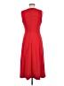 Halston Solid Red Cocktail Dress Size 6 - photo 2