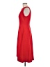 Halston Solid Red Cocktail Dress Size 6 - photo 5