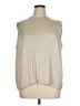 Ann Taylor LOFT Outlet 100% Polyester Ivory Sleeveless Blouse Size XL - photo 1