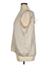 Ann Taylor LOFT Outlet 100% Polyester Ivory Sleeveless Blouse Size XL - photo 5
