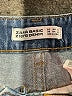Zara Basic Graphic Blue Denim Shorts Size 4 - photo 3