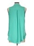 Lush Teal Sleeveless Blouse Size L - photo 2