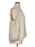 Ann Taylor LOFT Outlet 100% Polyester Ivory Sleeveless Blouse Size XL - photo 4