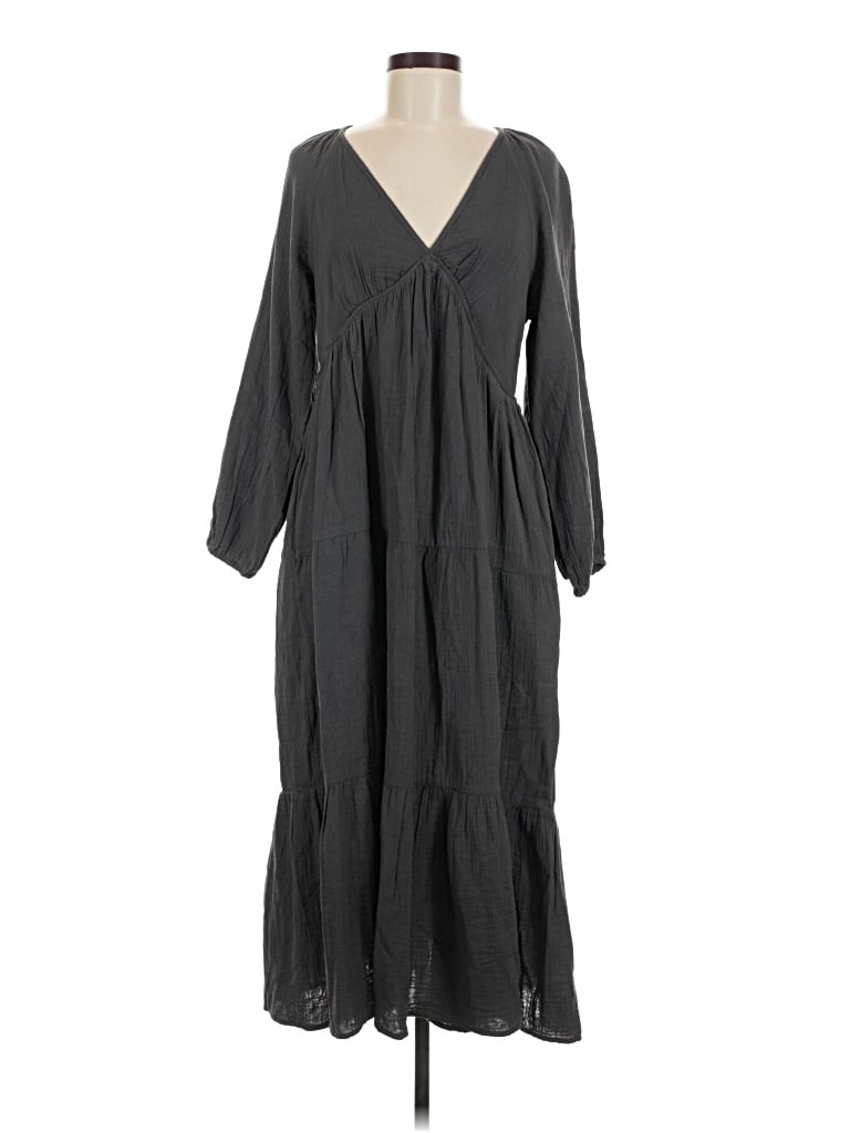 Pre-owned Faherty Casual Dress In Gray