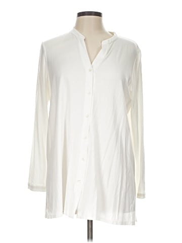 Eileen Fisher Long Sleeve Blouse (view 1)