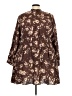 Torrid Brown 3/4 Sleeve Blouse Size 4X Plus (4) - photo 1