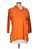 Hanes 100% Cotton Orange Pullover Sweater Size L - photo 1