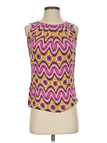 Tory Burch Sleeveless Silk Top (view 1)