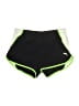 Puma 100% Polyester Color Block Green Athletic Shorts Size S - photo 1