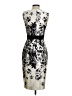 Prabal Gurung Graphic Gray White Silver Cocktail Dress Size 4 - photo 2