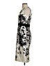 Prabal Gurung Graphic Gray White Silver Cocktail Dress Size 4 - photo 5