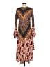 Umgee 100% Rayon Brown Kimono Size M - photo 2