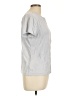 Ann Taylor Silver Short Sleeve Top Size L - photo 4