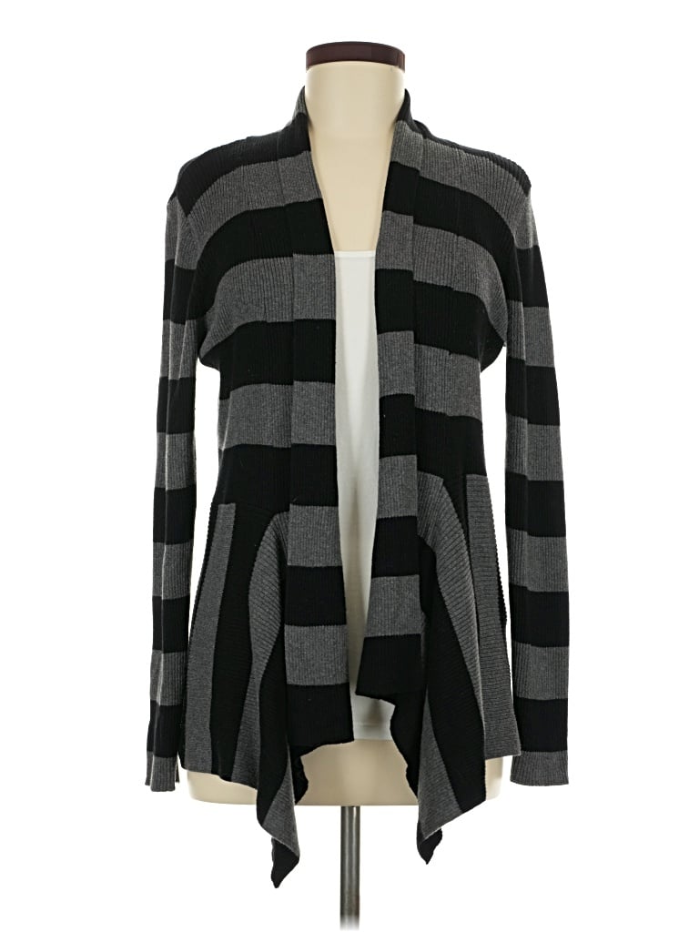 Pre-owned St. John's Bay Cardigan Sweater In Gray