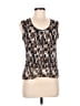 Yeohlee Brown Sleeveless Blouse One size - photo 1