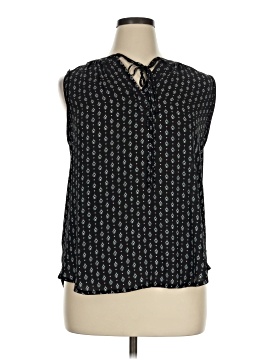 Ann Taylor Loft Sleeveless Button Down Shirt