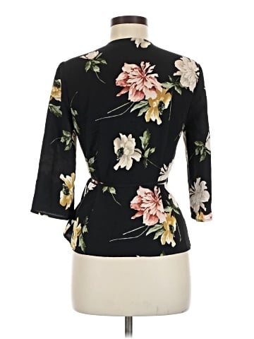 Topshop 3/4 Sleeve Blouse (view 2)
