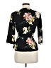 Topshop 100% Polyester Black 3/4 Sleeve Blouse Size 6 - photo 2