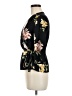 Topshop 100% Polyester Black 3/4 Sleeve Blouse Size 6 - photo 5