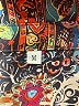 Unbranded 100% Polyester Paisley Blue Long Sleeve Blouse Size M - photo 4