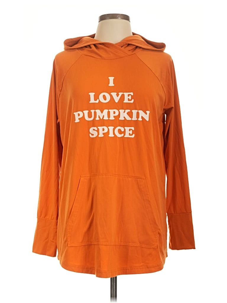 Pre-owned Lularoe Pullover Hoodie In Orange