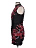 Guess Graphic Black Cocktail Dress Size L - photo 5