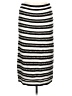 Nine West Stripes Ivory Casual Skirt Size L - photo 2