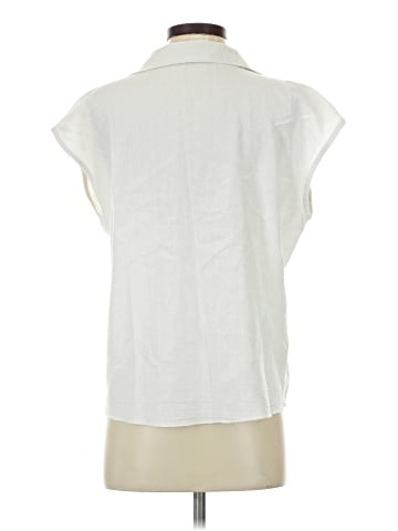 Express Sleeveless Button-Down Shirt (view 2)