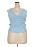 Foxcroft Blue Red Sleeveless Blouse Size 20W - photo 1