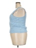 Foxcroft Blue Red Sleeveless Blouse Size 20W - photo 5