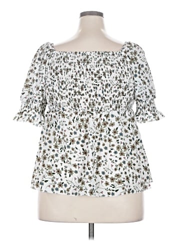 Unbranded Short Sleeve Blouse (view 2)