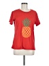 Unbranded Print Red Short Sleeve T-Shirt Size M - photo 1
