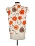 Shein 100% Polyester Orange Sleeveless Blouse Size 6 - photo 2