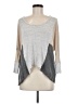 Ella Moss 100% Rayon Color Block Gray Sweatshirt Size M - photo 1