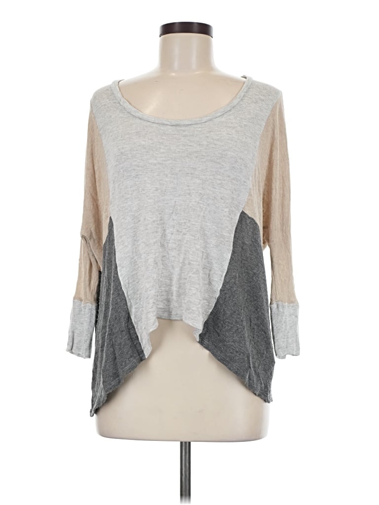 Pre-owned Ella Moss Sweatshirt In Gray