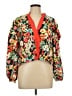 Unbranded Orange 3/4 Sleeve Blouse Size L - photo 1