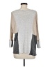 Ella Moss 100% Rayon Color Block Gray Sweatshirt Size M - photo 2
