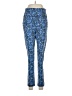 T by Talbots Print Blue Active Pants Size M - photo 1