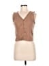 Unbranded 100% Polyester Brown Sleeveless Blouse Size M - photo 1