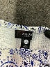 Aqua 100% Cotton Paisley Blue Skirt Size 9 - 10 - photo 3