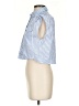 MNG Stripes Blue Sleeveless Button-Down Shirt Size 2 - photo 5