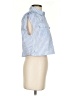 MNG Stripes Blue Sleeveless Button-Down Shirt Size 2 - photo 4