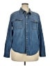 Universal Thread 100% Cotton Blue Long Sleeve Button-Down Shirt Size XXL - photo 1